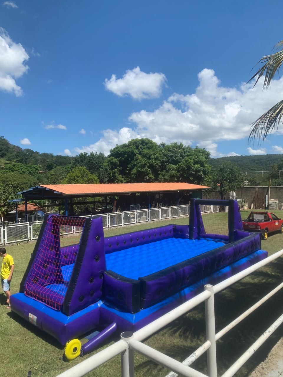 Futebol de sabão 10Mx5M — locação em Santa Luzia, MG